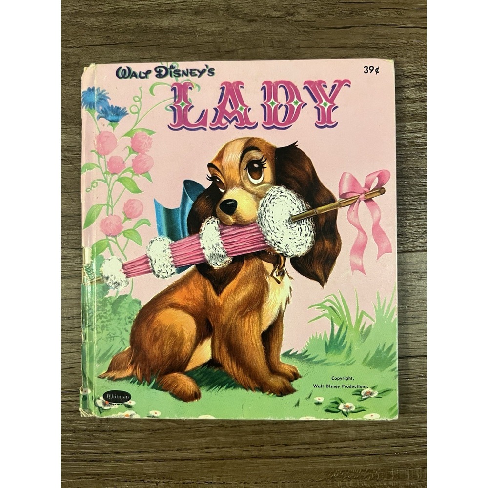 Walt Disney's "LADY" Golden Tell A Tale‎ Book (1954) Hubbard & Greene